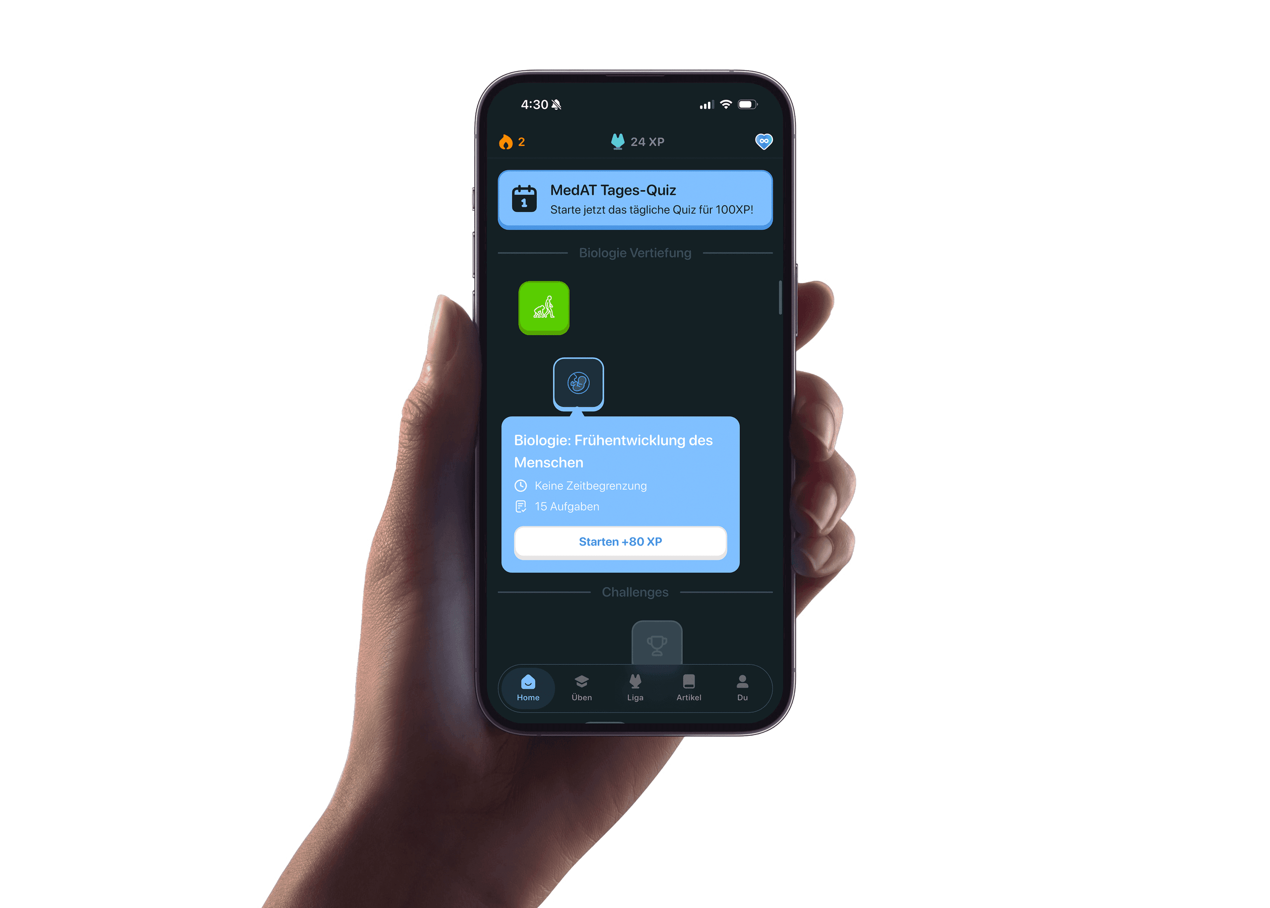 Medaty App - MedAT Vorbereitung mit Testsimulationen und Übungen