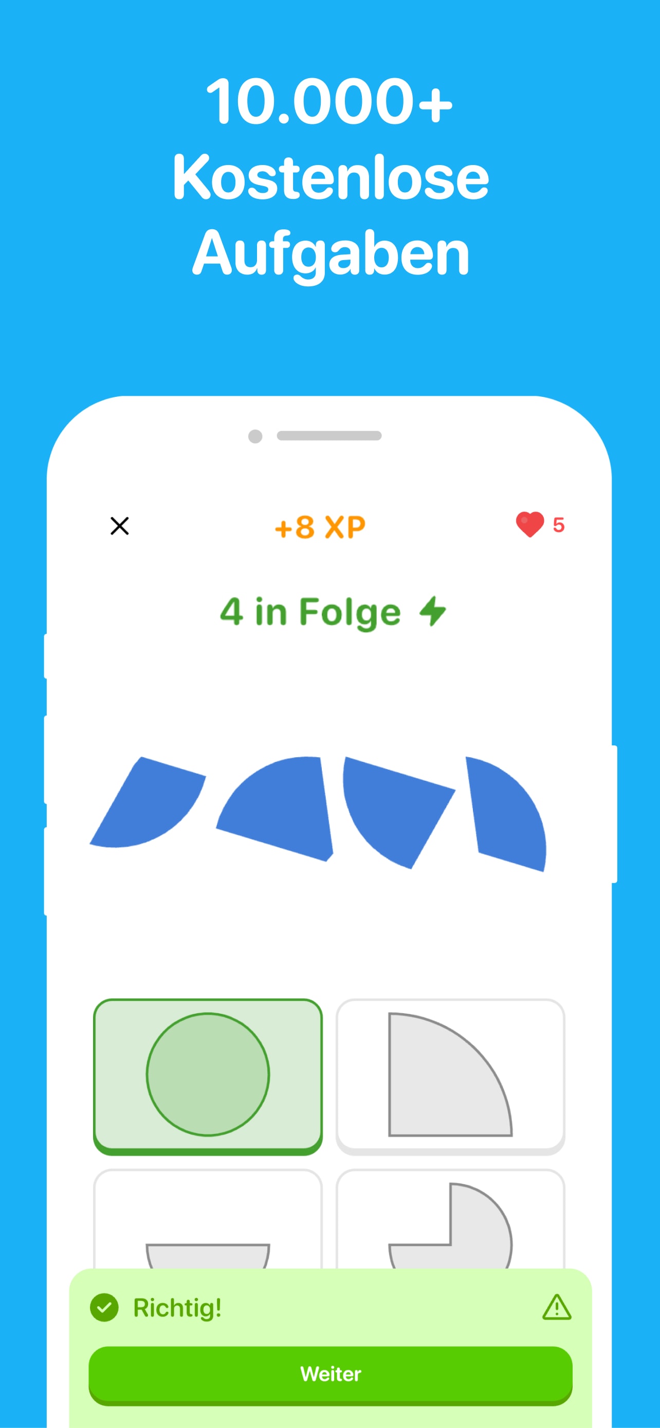 BMS Biologie Übungsaufgaben in der Medaty App