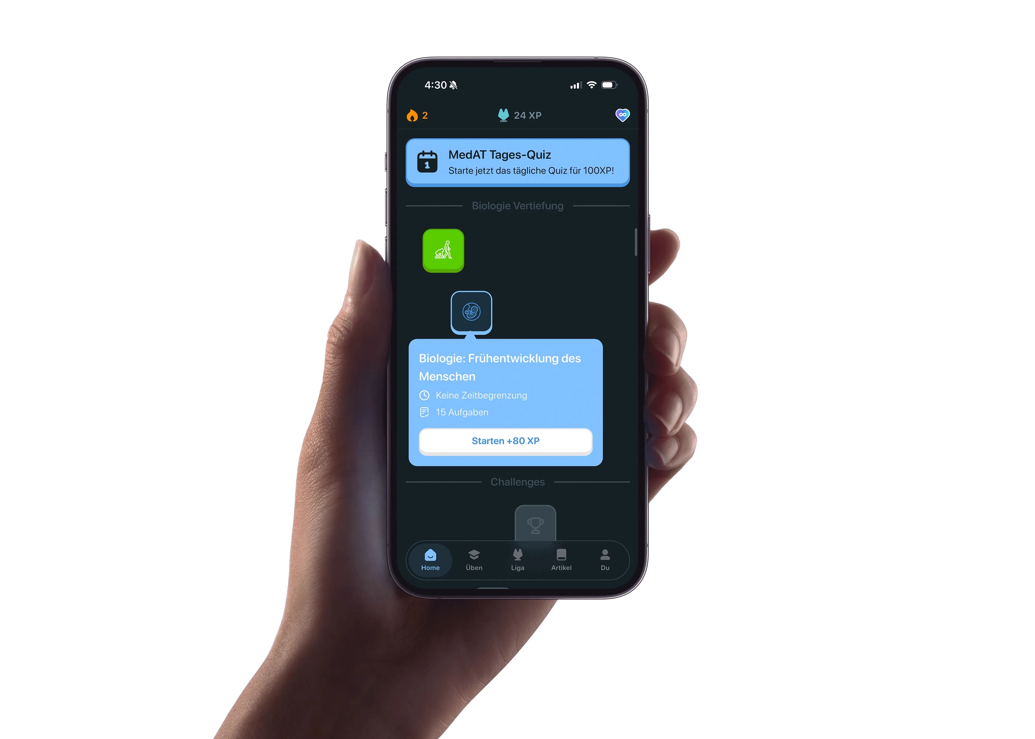 Medaty App - MedAT Vorbereitung mit Testsimulationen und Übungen